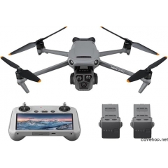 DJI Mavic 3 Pro 无人机飞行更多组合,带 RC,128GB microSD 卡,背包,防碰撞灯,起落垫