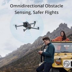 DJI Air 3 Fly More 组合,带 DJI RC 2 的无人机 带相机 4K 的双主摄像头,3 节电池延长飞行时间,4800 万像素照片,最大视频传输,符合 FAA 远程 ID 标准