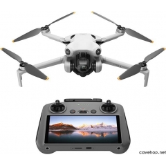DJI Mini 4 Pro (DJI RC 2),折叠迷你无人机,带 4K HDR 摄像机,适合成人,0.549 磅/249 克,飞行时间34分钟,最大视频传输距离20公里,全向视觉感应