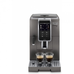 De'Longhi 德龍 Dinamica Plus 全自動咖啡機 ECAM 370.95.T 帶奶泡系統，一鍵式制備卡布奇諾/意式濃縮，3.5英寸TFT觸摸屏彩色顯示器/App控制，咖啡煮壺功能，钛制