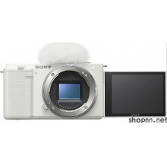 Sony 索尼 Alpha ZV-E10 - APS-C 可互换镜头无反镜 Vlog 相机 - 白色 仅机身