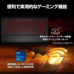 【搭载*1代CPU・RTX3070】MSI游戏笔记本电脑 PC Katana GF66 i7 RTX3070/15.6FHD/144Hz/16GB/512GB/Katana-GF66-11UG-029JP【Windows 11 支持】
