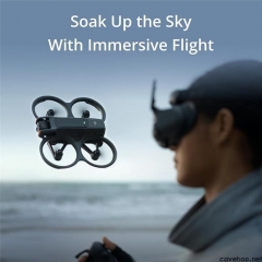 DJI Avata 2 Fly More 组合(3 节电池),FPV 无人机带相机 4K 沉浸式体验,一键式杂技,内置螺旋桨防护罩,155° FOV,相机无人机符合 FAA 遥控器 ID